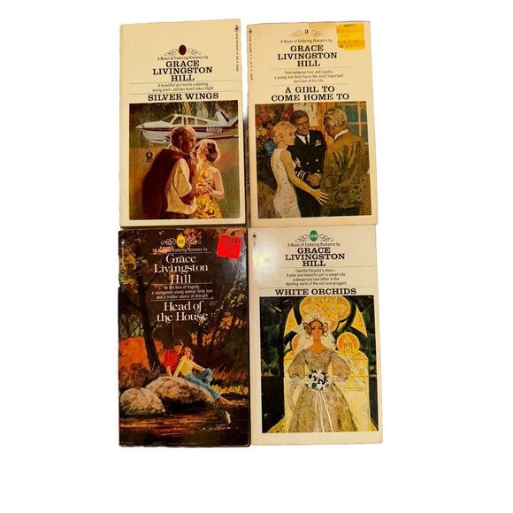 Grace Livingston Hill Lot of 4 Vintage Romance Paperbacks Head Of The House - Picture 1 of 6